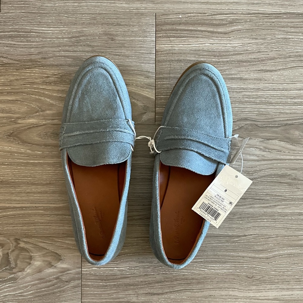 Brand New Light Blue Women’s Loafers Flats Size 8